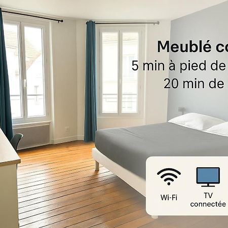 Appartement Maciet 2- Centre Ville Meaux-Gare-Disney Екстер'єр фото